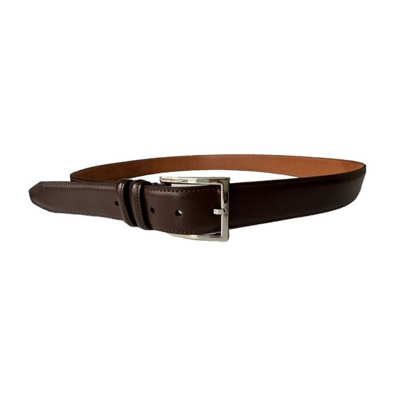 Martin Dingman Leather Belt Sz 42 Men’s Brown Milled Leather 1.25” Wide - Picture 1 of 7